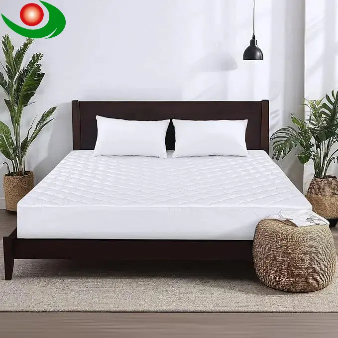 Jiayuan Bedding Quilted Mattress Protector, Fitted Mattress Topper, Deep Pocket Mattress Cover