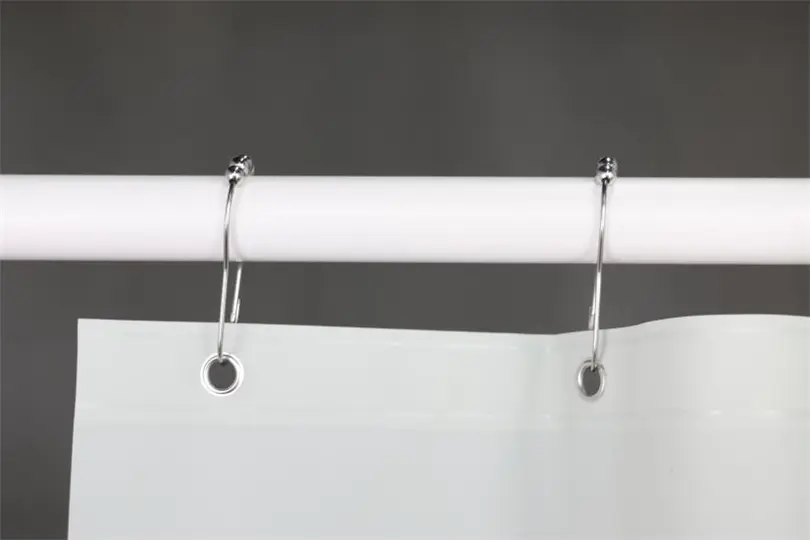 Waterproof White Shower Curtain Liner (3)