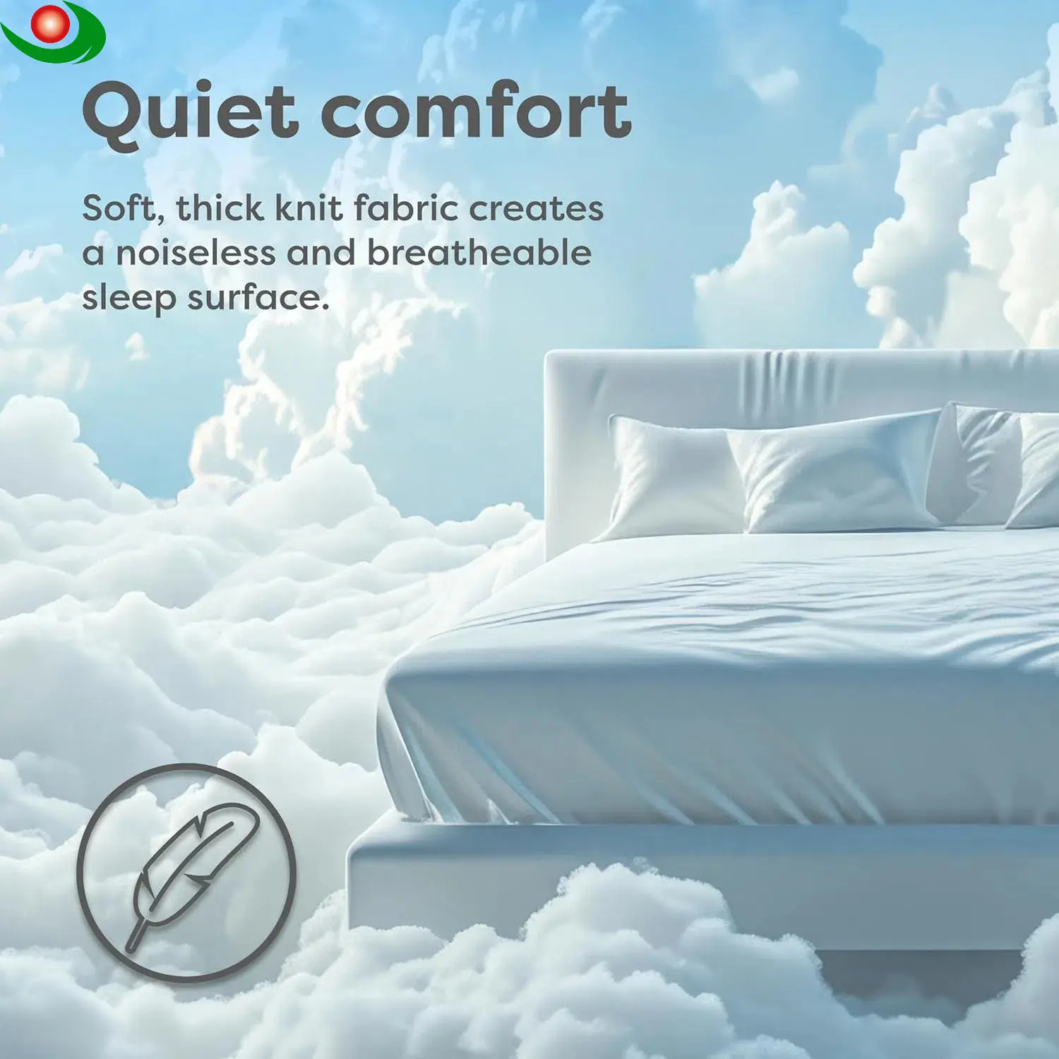 Jiayuan Box Spring Encasement - Zippered Bed Bug Dust Mite Proof Hypoallergenic - Sleep Defense System